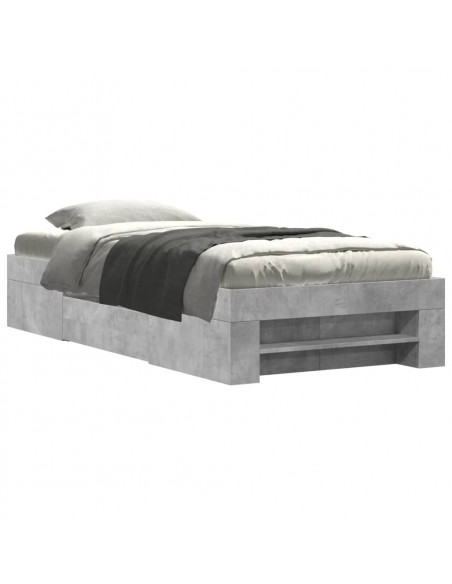 Giroletto Grigio Cemento 90x190 cm in Legno Multistrato