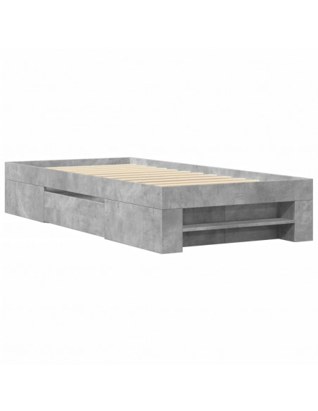 Giroletto Grigio Cemento 90x190 cm in Legno Multistrato