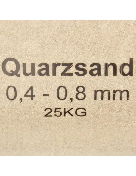 Sabbia Filtrante 25 kg 0,4-0,8 mm
