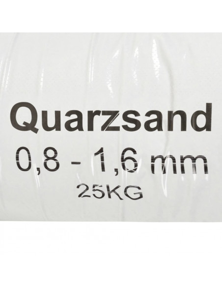 Sabbia Filtrante 25 kg 0,8-1,6 mm
