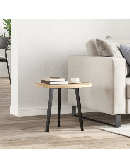 Piano Tavolo Rotondo Ø50x2 cm in Legno Massello di Acacia