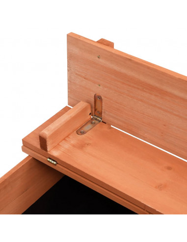Sabbiera in Legno di Abete 95x90x15 cm