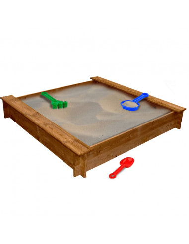 Sabbiera Quadrata in Legno