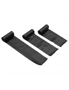 Sacchetti Deiezioni Cani 750 pz Neri 30x20 cm in PE