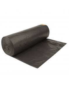 Sacchetti per Cestini con Coulisse 250 pz Neri 120 L