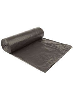 Sacchetti per Cestini con Coulisse 250 pz Neri 35 L
