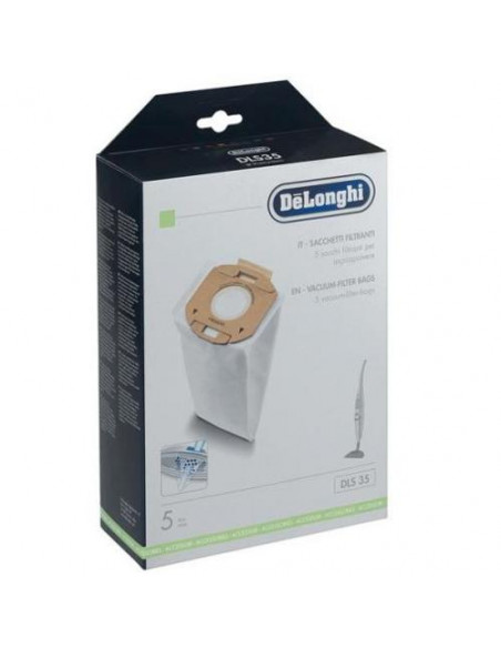 Sacchetto aspirapolvere De Longhi 5519210141 MICROFIBRE FILTER Dls35