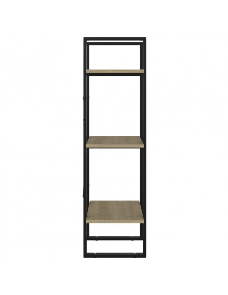 Libreria 3 Ripiani Rovere Sonoma 40x30x105 cm Legno Multistrato