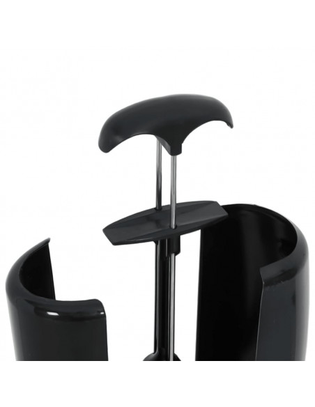 Sagomatori per Stivali da Equitazione 1 Paio Neri PP e Acciaio