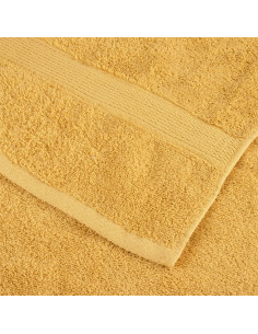 Salviette Premium 2 pz Oro 30x30 cm 600gsm 100% Cotone 2