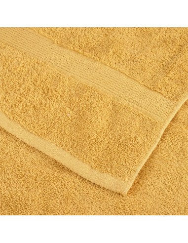 Salviette Premium 2 pz Oro 30x30 cm 600gsm 100% Cotone
