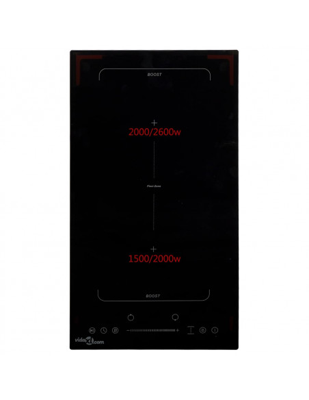 Piano Cottura Induzione Flexizone 2 Zone Controlli Touch 3500W