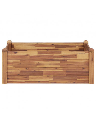 Letto Rialzato da Giardino 110x60x44 cm Legno Massello d'Acacia