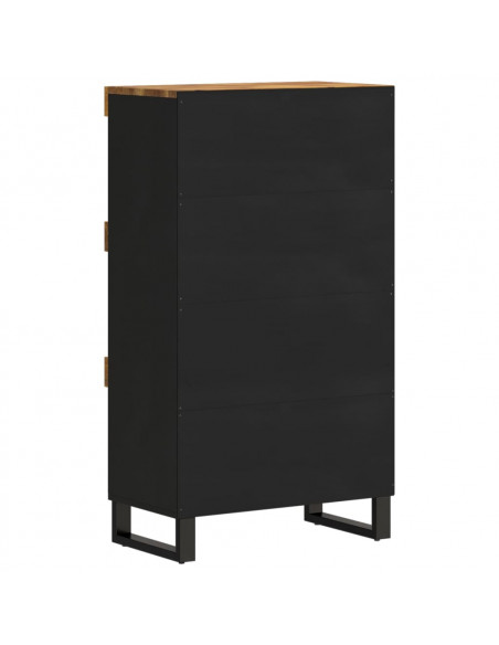 Credenza 60x33x107 cm in Legno Massello di Mango