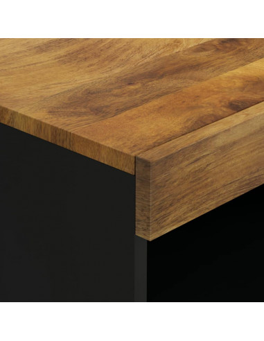 Credenza 60x33x107 cm in Legno Massello di Mango