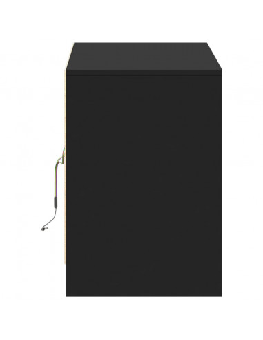 Mobile Porta TV con LED Nero 100x34x50 cm in Truciolato