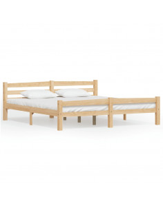 Giroletto in Legno Massello di Pino 180x200 cm 2