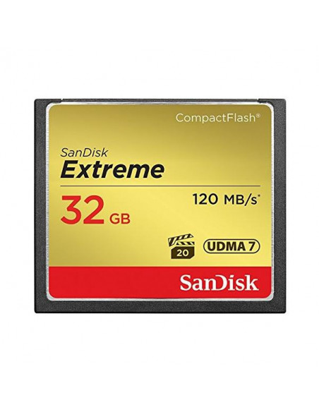Sandisk 32GB Extreme memoria flash CompactFlash