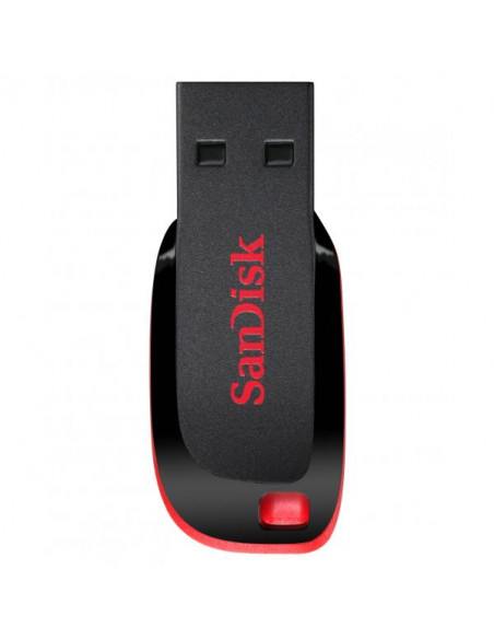 Sandisk Cruzer Blade unità flash USB 64 GB USB tipo A 2.0 Nero, Rosso