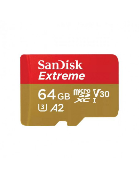 SanDisk Extreme 64 GB MicroSDXC UHS-I Classe 10