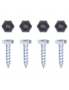 Sbarre da Gioco 3 pz 125 cm in Acciaio Rosso