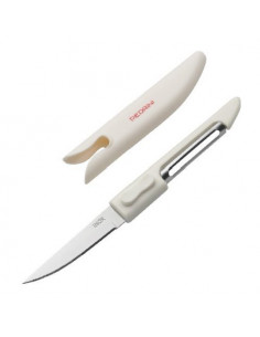 Sbucciatore multiuso Pedrini 38 A Doppio Coltello Bianco