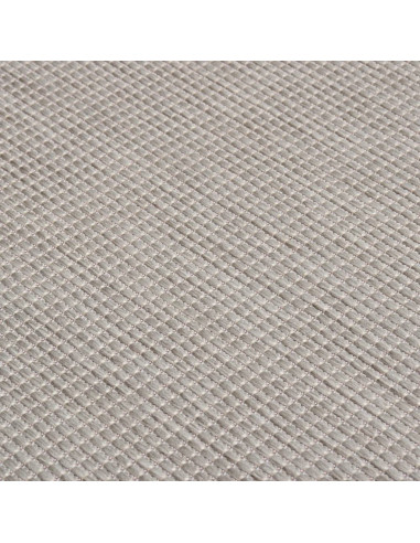 Tappeto da Esterni a Tessitura Piatta 200x280 cm Grigio Chiaro