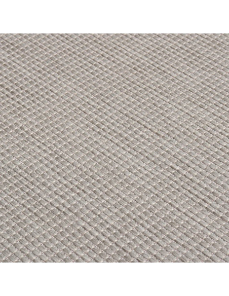 Tappeto da Esterni a Tessitura Piatta 200x280 cm Grigio Chiaro