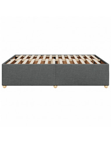 Giroletto senza Materasso Grigio Scuro 140x190 cm Tessuto