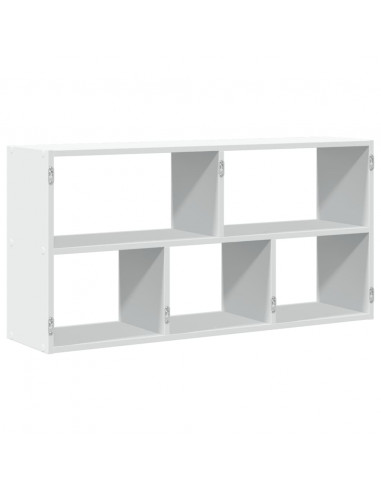 Scaffale a Parete Bianco 100x25x50 cm in Legno Multistrato