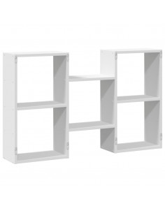 Scaffale a Parete Bianco 96x18x60 cm in Truciolato
