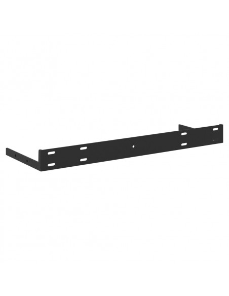Scaffale a Parete Grigio Cemento 50x23x3,8 cm in MDF