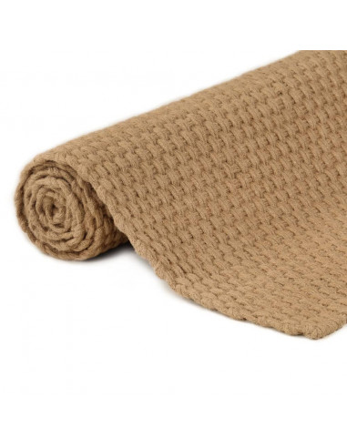 Tappeto Rettangolare Naturale 160x230 cm in Juta