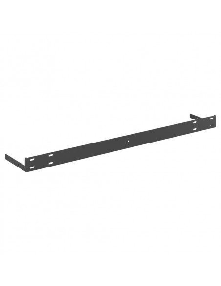 Scaffale a Parete Rovere e Bianco 80x23,5x3,8 cm in MDF