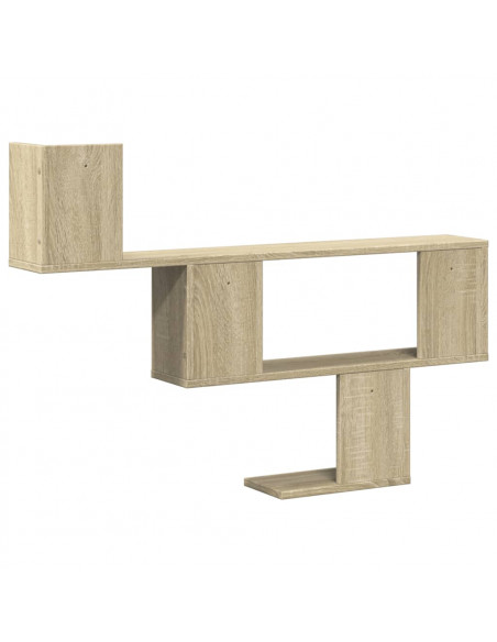 Scaffale a Parete Rovere Sonoma 100x15x70 cm in Truciolato