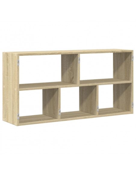 Scaffale a Parete Rovere Sonoma 100x25x50 cm Legno Multistrato