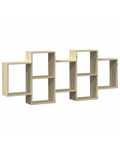 Scaffale a Parete Rovere Sonoma 159x18x65 cm in Truciolato