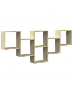 Scaffale a Parete Rovere Sonoma 159x18x66 cm in Truciolato