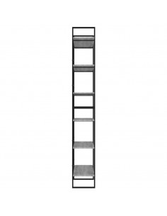 Scaffale Alto Grigio Sonoma 100x30x210 cm in Legno Multistrato 2