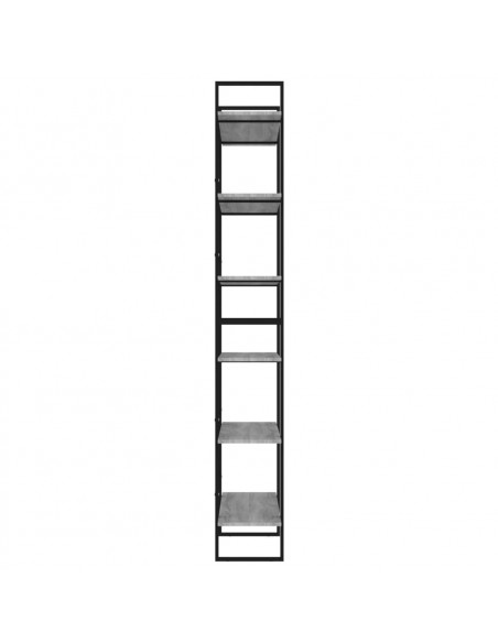 Scaffale Alto Grigio Sonoma 100x30x210 cm in Legno Multistrato