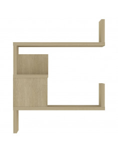 Scaffale Angolare a Muro Sonoma 40x40x50 cm Legno Multistrato