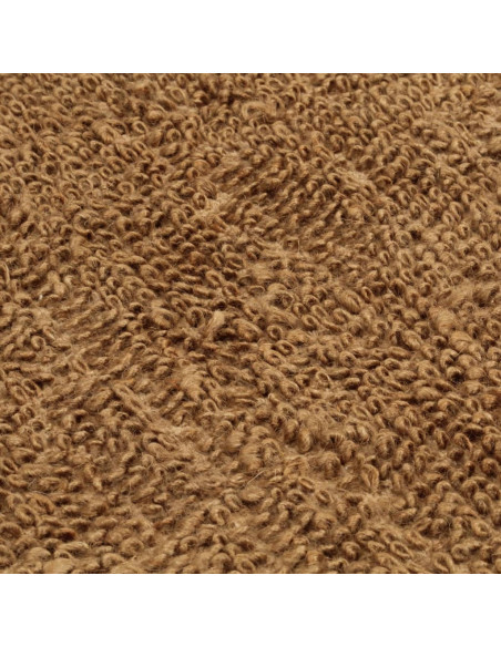 Tappeto Fatto a Mano in Bouclé 80x160 cm Iuta e Cotone