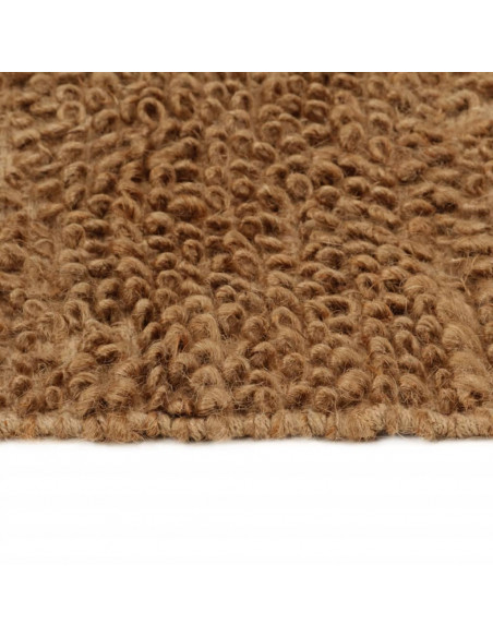 Tappeto Fatto a Mano in Bouclé 120x180 cm Iuta e Cotone