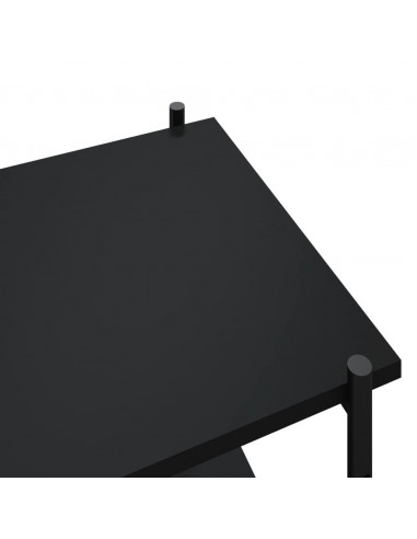 Scaffale con 5 Mensole Nero 80x40x163 cm