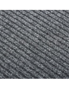 Tappeto Corsia Acchiappa Polvere 100x100 cm Grigio 2