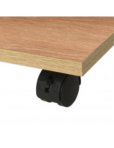 Scaffale con Ruote 50x35x42 cm Rovere