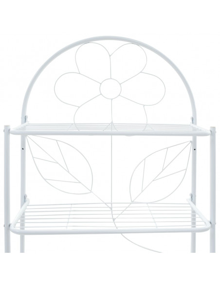 Scaffale da Bagno Bianco 60x33x174 cm