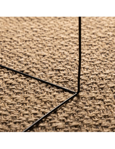 Tappeto 160x230 cm Aspetto Iuta per Interni ed Esterni