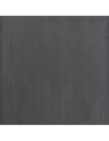 Scaffale Grigio 60x30x210 cm in Legno Massello di Pino