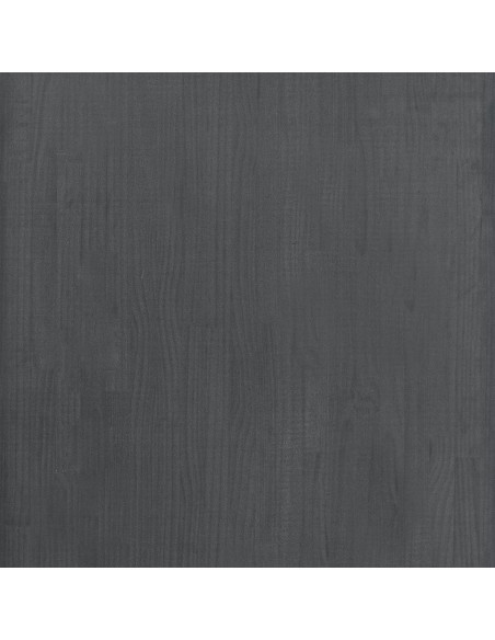 Scaffale Grigio 60x30x210 cm in Legno Massello di Pino